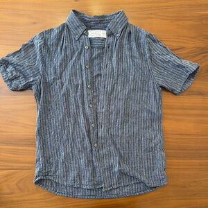 Abercrombie & Fitch Casual Button Down Shirt in Blue